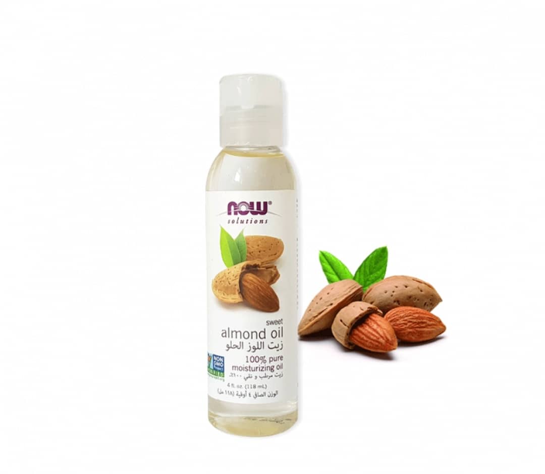زيت اللوز الحلو النقي 100% من NOW Solutions 118ml